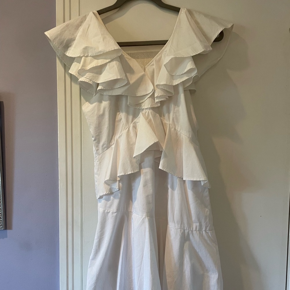MLM Label Poplin Ruffle Dress - Picture 3 of 5